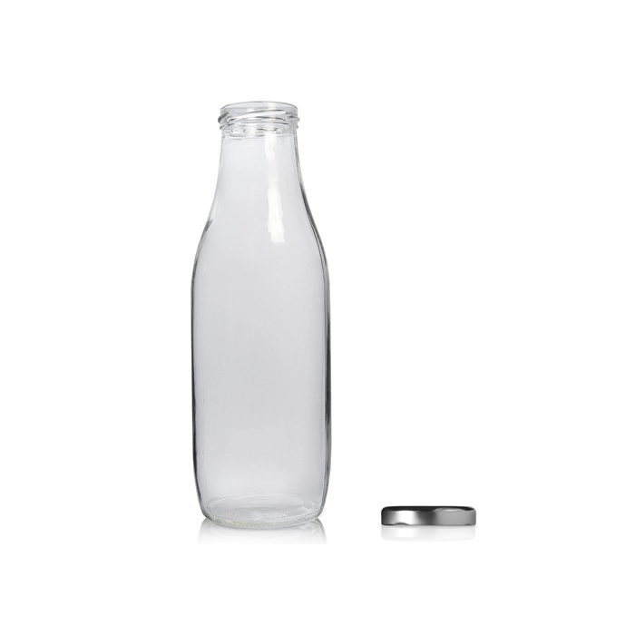 1000ml Clear Glass Juice Bottle & 53mm Twist Off Cap